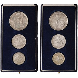 Italian coins - SAN MARINO 20, 10 e 5 Lire 1931 - Gig. 2/10/18 AG In as...