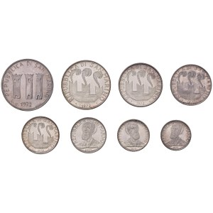 Italian coins - SAN MARINO Divisionale 1972 Prova - AG RRRR Lotto di ot...