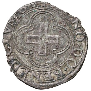 Italian coins - TORINO Francesco I (1536-1547) Dozzeno sigla V - MIR 99...