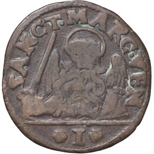 Italian coins - VENEZIA Monetazione per Candia - Soldo sigla P M (decre...