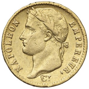 Napoleonic coins minted in Italy - Napoleone (1804-1814) Genova - 20 Franchi 1813 - G...