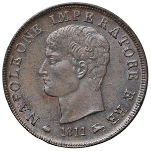 Napoleonic coins minted in Italy - Napoleone (1805-1814) Milano - Centesimo 1811 M - ...