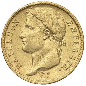 Napoleonic coins minted in Italy - Napoleone (1804-1814) Roma - 20 Franchi 1812 - Gig...