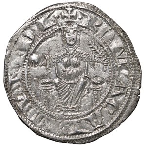 Papal coins - Senato romano emissioni anonime (1255-1270) Grosso - Mu...