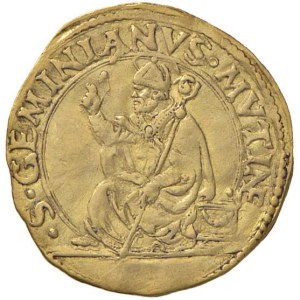 Papal coins - Clemente VII (1521-1534) Modena - Ducato con lo stemma ...