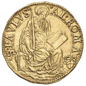 Papal coins - Paolo V (1605-1621) Quadrupla A. XIII - Munt. 7 AU (g 1...