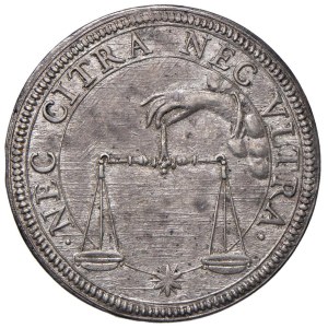 Papal coins - Alessandro VII (1655-1667) Testone - Munt. 9 AG (g 9,66...