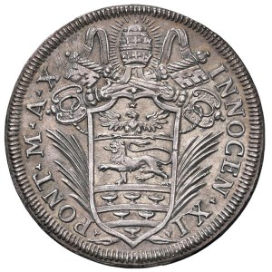 Papal coins - Innocenzo XI (1676-1689) Testone 1686 A. X - Munt. 105 ...