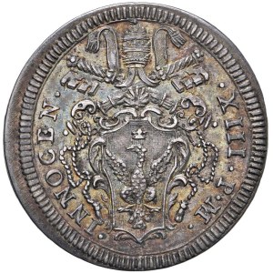 Papal coins - Innocent XIII (1721-1724) Julius - Munt. 7 AG (g 3.01)...