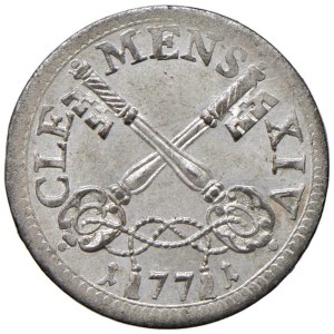 Papal coins - Clement XIV (1769-1774) 4-baiochi muraiola 1771 - ...