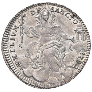 Papal coins - Pio VI (1775-1799) Quinto di scudo o doppio giulio 1782...