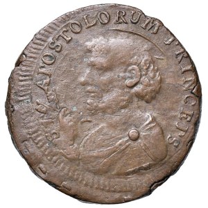 Papal coins - Pio VI (1775-1799) Sampietrino 1796 - Nomisma 134 CU (g...