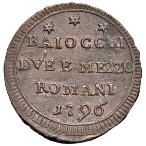 Papal coins - Pio VI (1775-1799) Sampietrino 1796 - Nomisma 134 CU (g...
