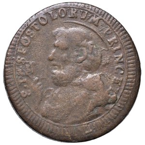 Papal coins - Pio VI (1775-1799) Sampietrino 1797 - Nomisma 134b Var....