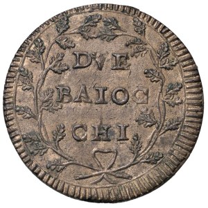 Papal coins - Repubblica Romana (1798-1799) Ancona - 2 baiocchi - Bru...
