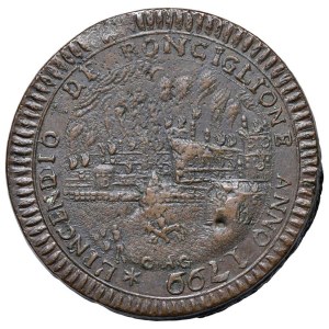 Papal coins - Occupazione austriaca (1799-1800) Ronciglione - 3 Baioc...