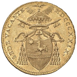 Papal coins - Sede Vacante (1829) Bologna - Double 1829 - Nomisma 330...