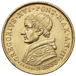 Papal coins - Gregorio XVI (1831-1846) Doppia 1833 An. III - Nomisma ...