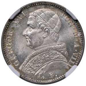 Papal coins - Gregorio XVI (1831-1846) Bologna - 20 Baiocchi 1838 A. ...