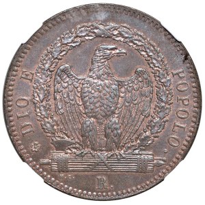 Papal coins - Seconda repubblica romana (1848-1849) 3 Baiocchi 1849 -...