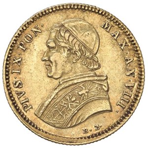 Papal coins - Pio IX (1846-1878) Bologna - Scudo 1853 A VIII - Nomism...