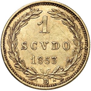 Papal coins - Pio IX (1846-1878) Bologna - Scudo 1853 A VIII - Nomism...