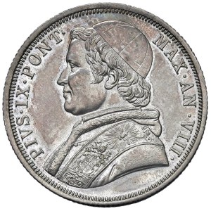 Papal coins - Pio IX (1846-1878) Bologna - Scudo 1853 A. VIII - Nomis...