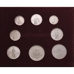 Papal coins - Paolo VI (1963-1978) Divisionale 1963 A. I Prova in arg...