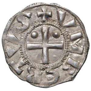Savoy coins - MONETE DEI SAVOIA Umberto II (1080-1103) Denaro secusin...
