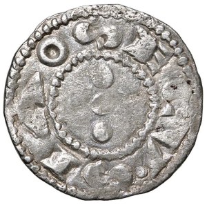 Savoy coins - Amedeo III (1103-1148) Denaro secusino con punto tra CV...