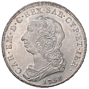 Savoy coins - Carlo Emanuele III (1730-1773) Scudo da 6 lire 1758 - N...