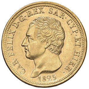 Savoy coins - Carlo Felice (1821-1831) 80 Lire 1825 T - Nomisma 524 A...