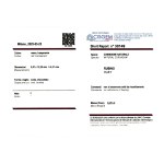 Jewellery - White gold ring with diamonds ct. 2.40 approx. and rub...