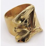 Jewellery - Yellow gold band ring. Size 18 gr.16.55...