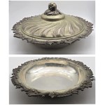 Silvers - ARGENTI - 800-title silver receptacle with cover...