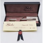 Collectible Pens - DELTA - Fountain pen- Silver body and cap...