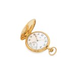 Watches - OMEGA - Pocket Watch - Double 18kt gold case co...