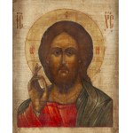 Russia, Icon of Christ the Pantoctator, late 19th century.