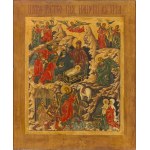Russia, Christmas icon, early 20th century.