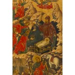 Russia, Christmas icon, early 20th century.