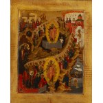 Russia, Prazdnik icon, Palech (?), circa mid-19th century.