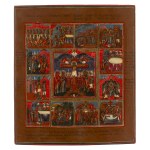 Russia, Icon of the Stations of the Cross, 2nd half of the 19th century.