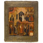 Russia, Icon - Pokrov (Care of the Mother of God), circa mid-19th century.