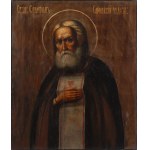 Russia, Icon of St. Seraphim, early 20th century.