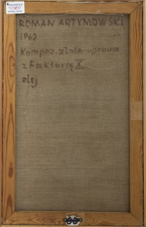 ARTYMOWSKI ROMAN, Piaski pustyni, 1962