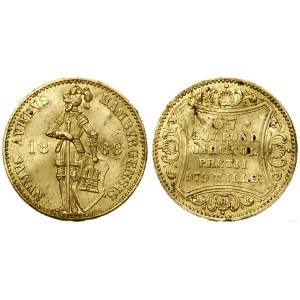 Germany, ducat, 1868, Hamburg