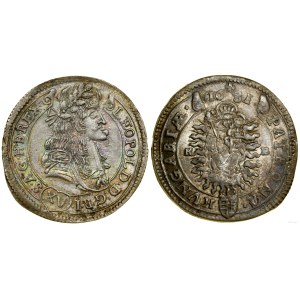 Hungary, 15 krajcars, 1681 KB, Kremnica