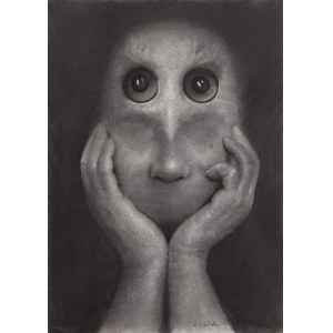 Łukasz Gierlak (b. 1985, Jawor), The owl man, 2023
