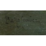 Władysław Bakałowicz (1833 Chrzanów - 1903 Paris), Portrait of a girl in a hat with feathers