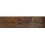 Olga Boznańska (1865 Kraków - 1940 Paris), "Study of a young girl in black" ("Étude de jeune fille en noir"), pre/lub 1901